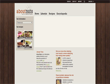 Tablet Screenshot of aboutnuts.com